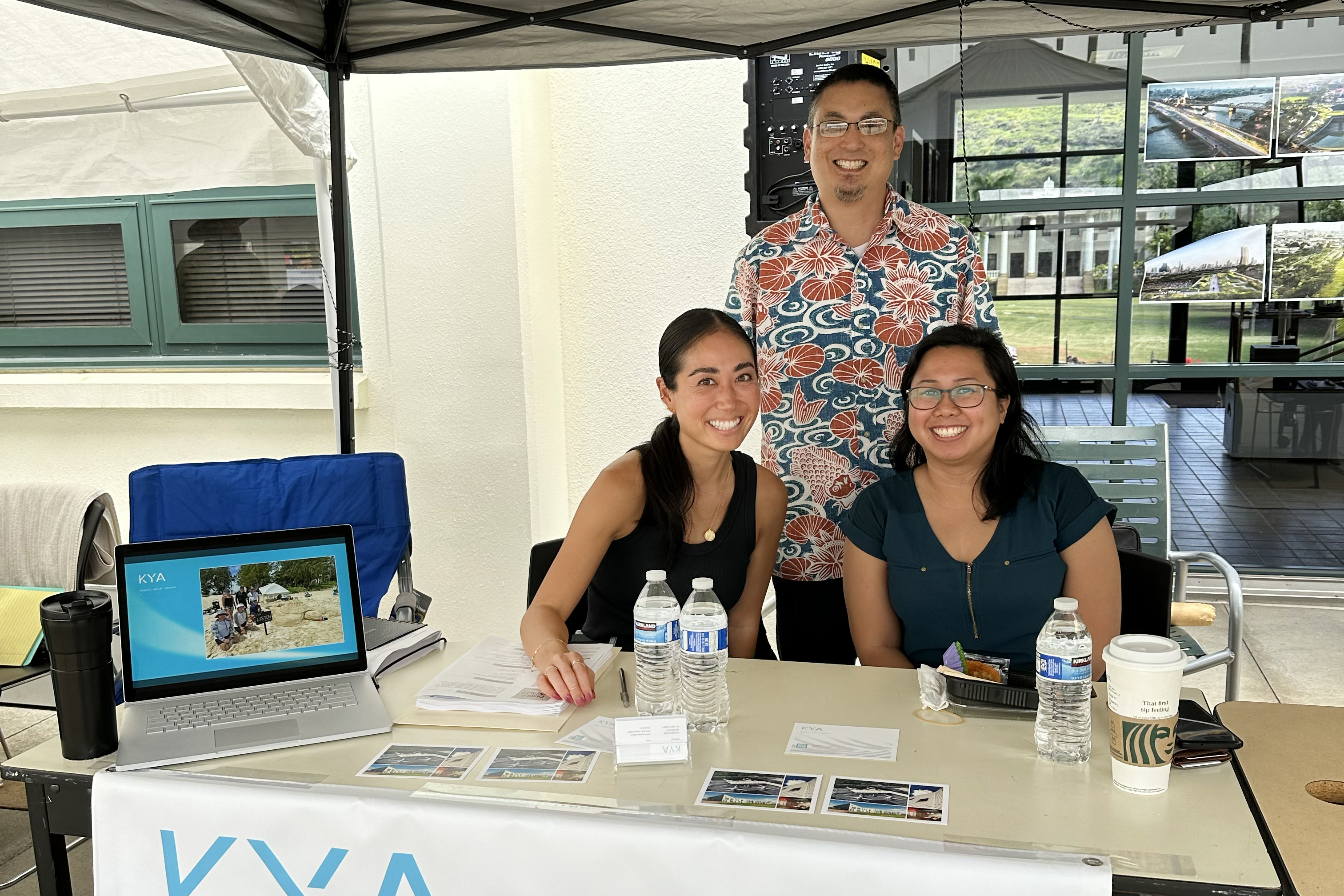KYA ATTENDS THE 2024 UH MANOA SCHOOL OF ARCHITECTURE CAREER FAIR.