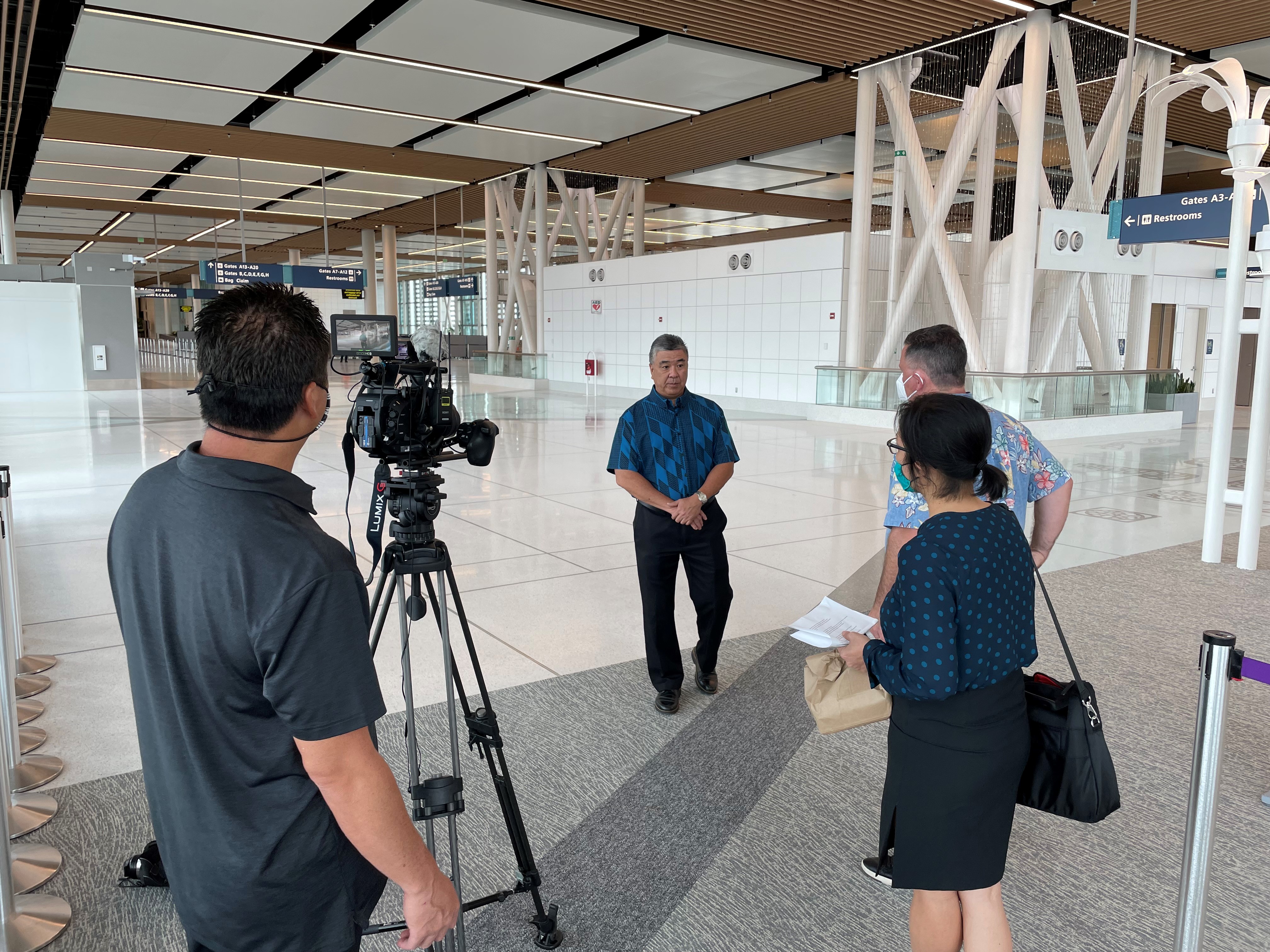 Mauka Extension Press Release Video Shoot w/Ross Higashi, Guy Ichinotsubo & Carol Torigoe