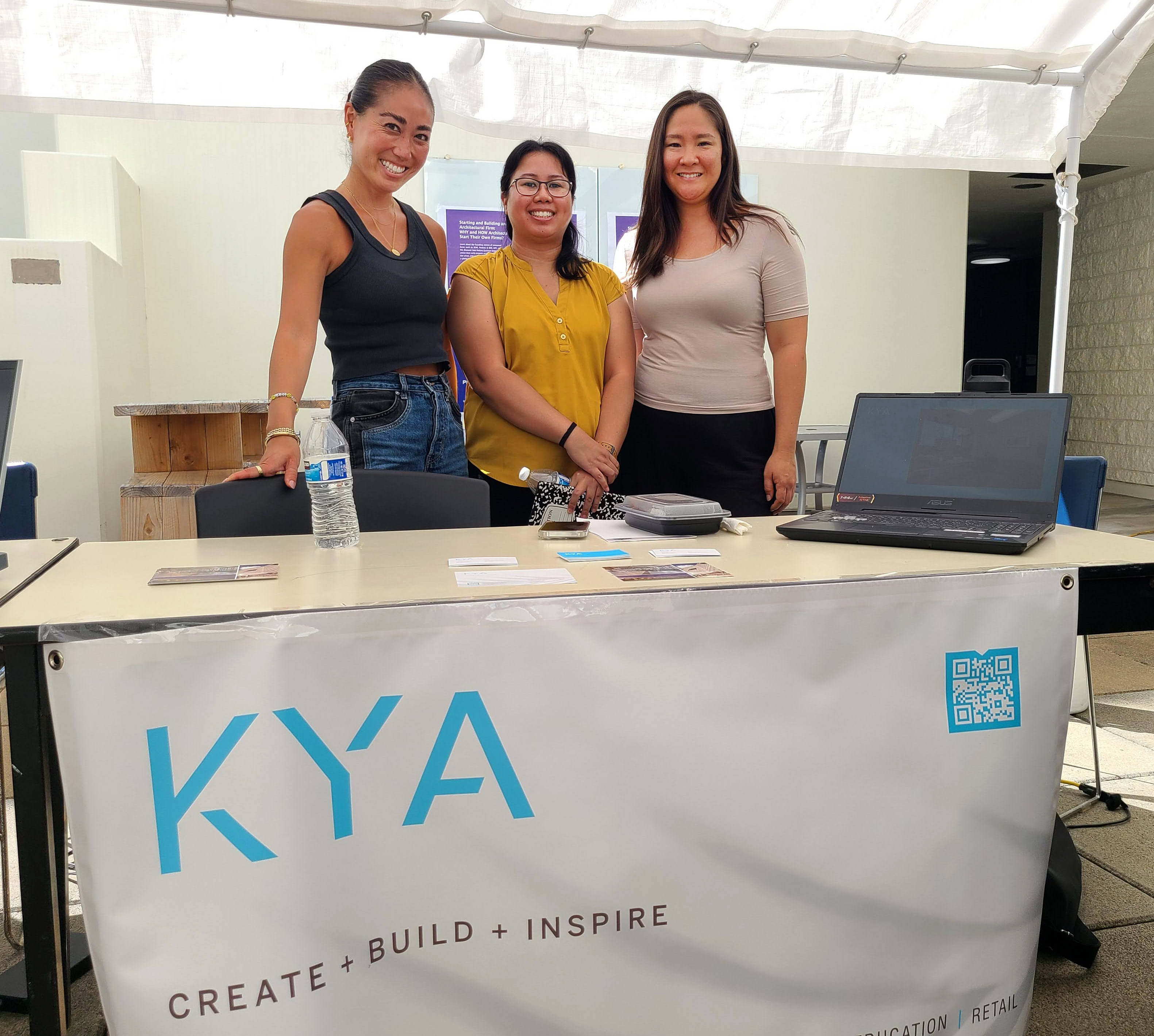 KYA ATTENDS THE 2025 UH MANOA SCHOOL OF ARCHITECTURE CAREER FAIR.